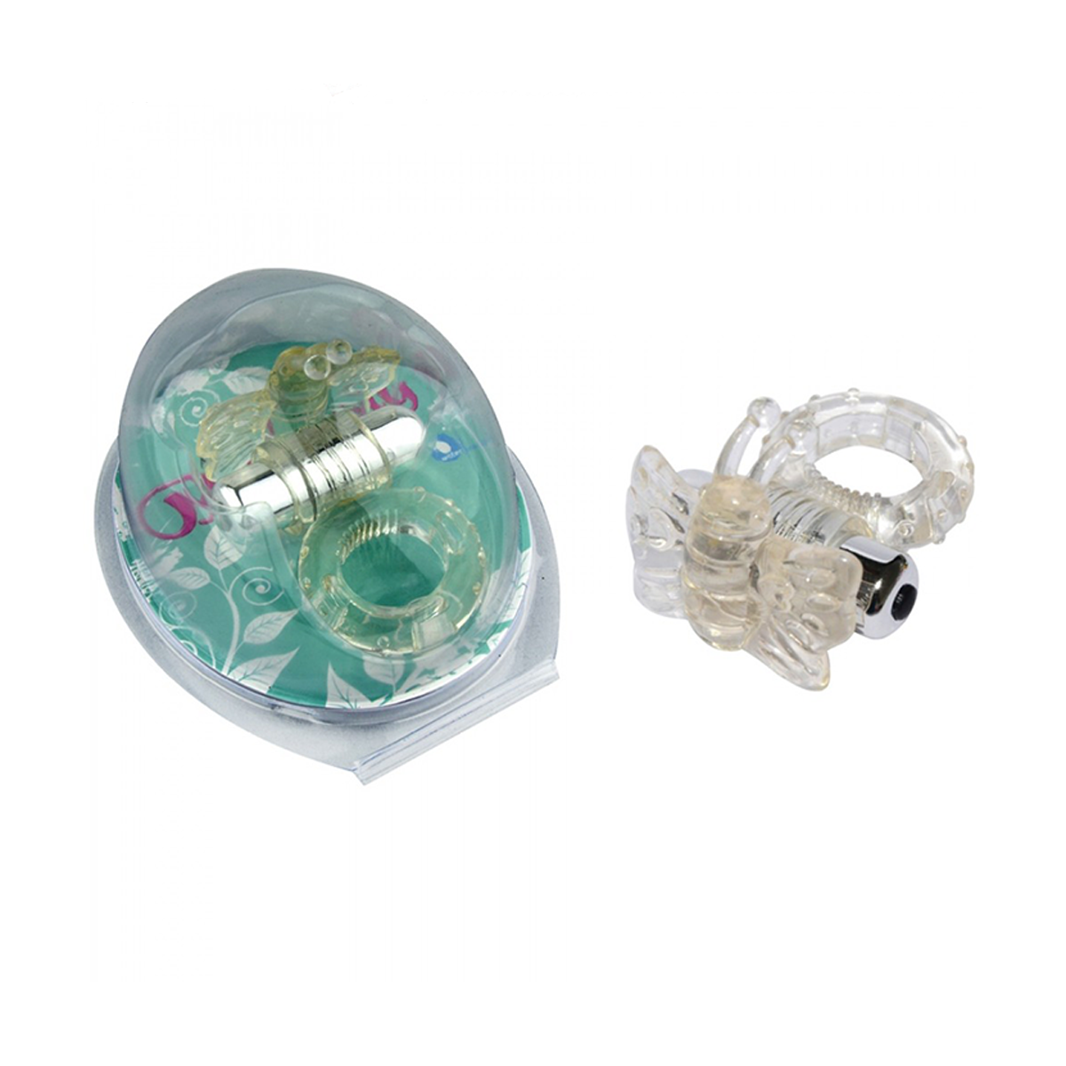 Anel Peniano com 10 Modos de Vibração e Estimulador de Clítoris em Forma de Borboleta - Aphrodisia Butterfly | Disponível em 3 Cores - 9