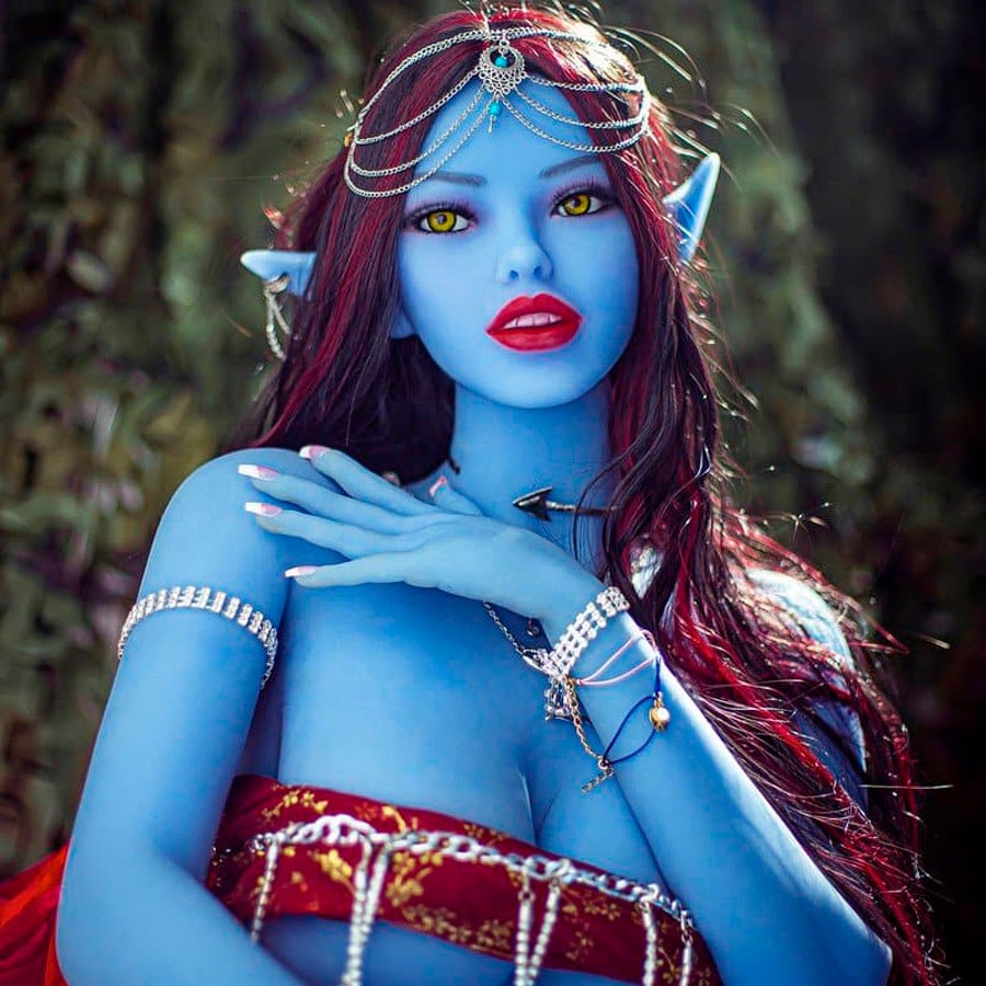 Avatar - Boneca Realística em TPE, Cabelo Longo, Olhos Verdes, Seios Fartos, Vértebras em Aço e Acessórios - 52 Kg e 1,58 Metros de Altura - 7