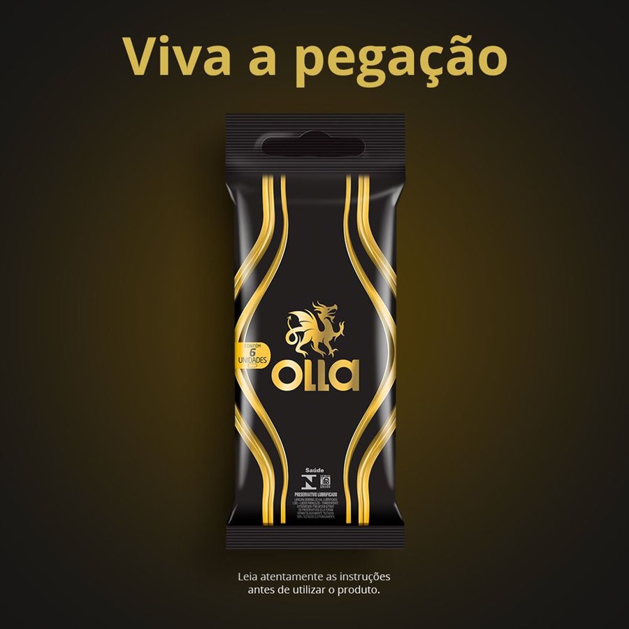 Preservativo Lubrificado - 52 mm - Olla | 6 Unidades - 2