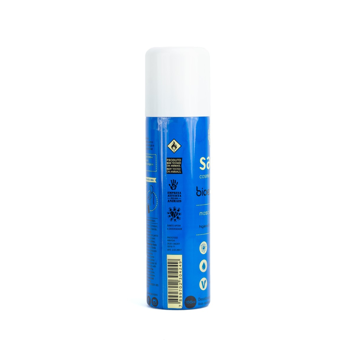 Desodorante Íntimo Masculino Vegano em Aerossol - Santo Cosméticos Bioeco-Déo | 166 ml - 3