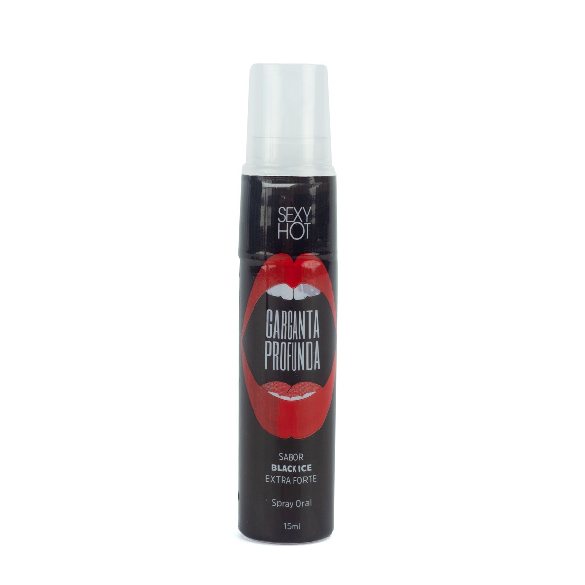 Spray Bucal Eletrizante e Refrescante com Sabor Black Ice - Sexy Hot Garganta Profunda | 15ml - 2