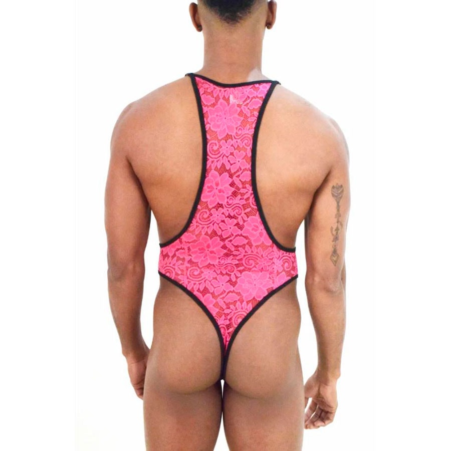 Body Masculino Cavado em Renda com Regulador - Steves Designer | Tamanho Único - 3