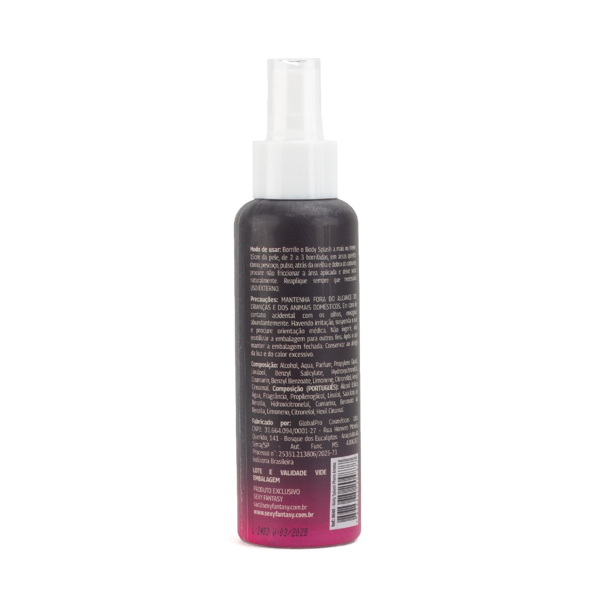 Body Splash com Fragrância Envolvente e Toque Refrescante - Sexy Fantasy Phero Aroma Feminino | 120ml - 3