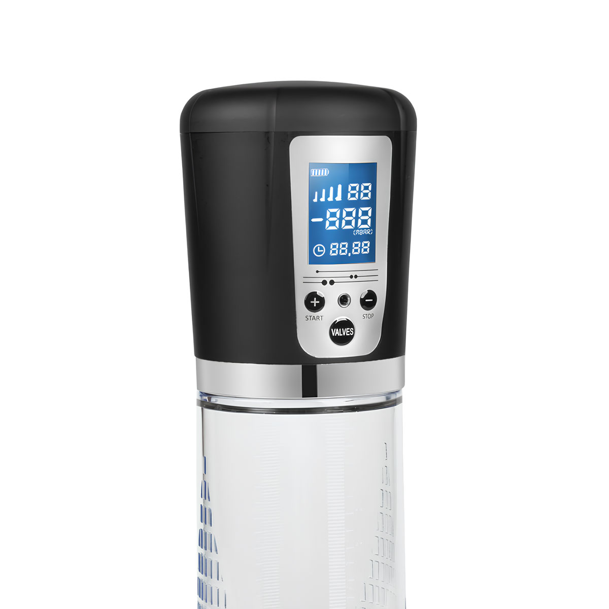 Bomba Peniana Automática Recarregável com Painel em LCD e 4 Intensidades de Sucção - Passion Pump | 20 x 6 cm - 3