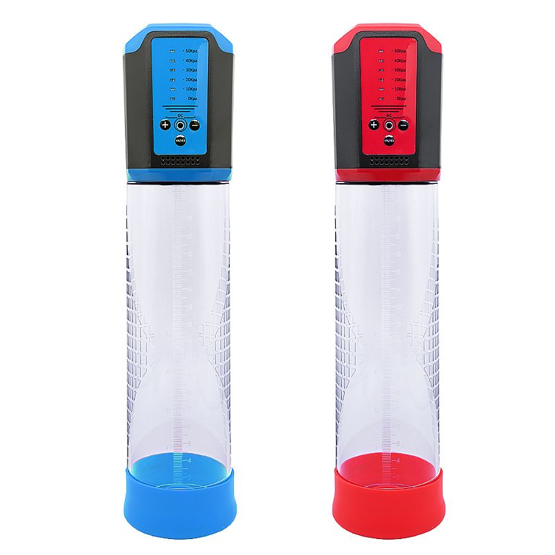 Bomba Peniana Automática Recarregável com Vibração e 5 Modos de Intensidade - Sexy Import | 20 x 5,9 cm | Disponível em 2 Cores - 7