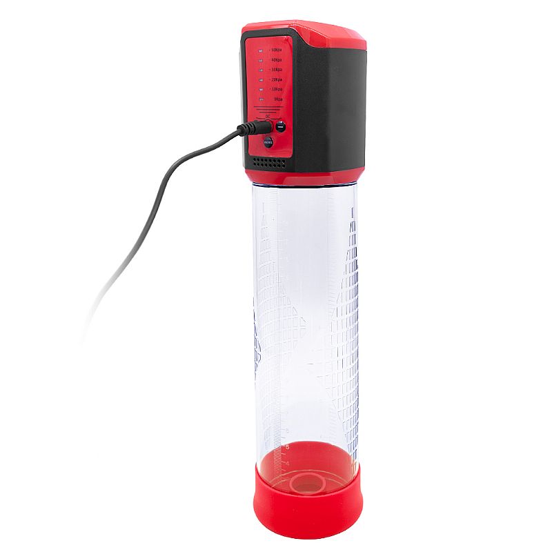 Bomba Peniana Automática Recarregável com Vibração e 5 Modos de Intensidade - Sexy Import | 20 x 5,9 cm | Disponível em 2 Cores - 5