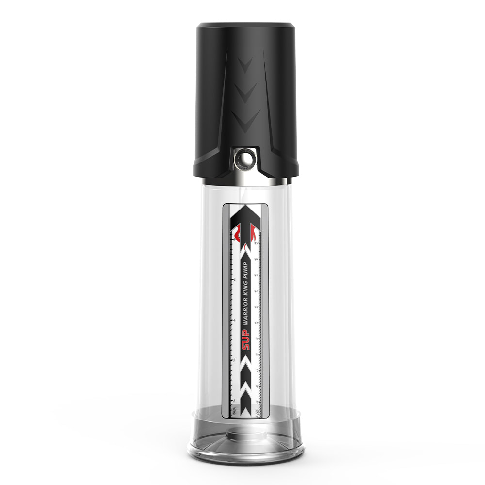 Bomba Peniana Manual de Água com Bocal em Silicone - Sup Warrior King Pump | 18,5 x 2,5 cm - 2