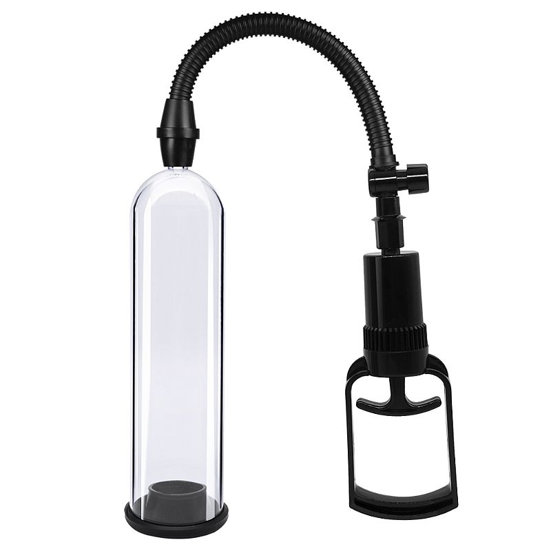 Bomba Peniana Manual com Manopla, Tubo com Graduação e Bocal em Silicone - Pênis Pump | 20 x 4,7 cm - 7
