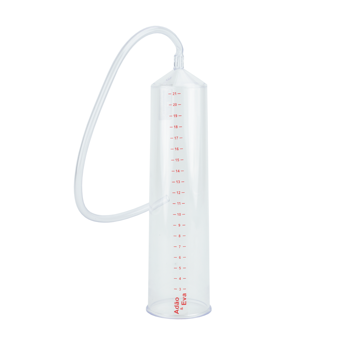 Bomba Peniana Manual com Seringa - Mr. Big | 22,5 x 5,5 cm | Cor: Transparente - 2