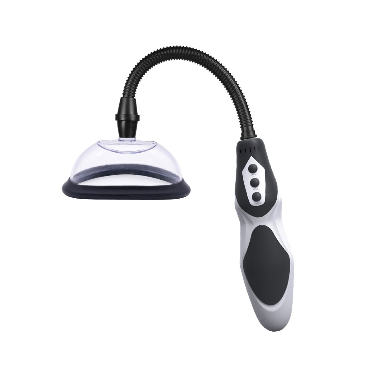Bomba Vaginal Elétrica Recarregável em ABS, com 4 Modos de Sucção e 4 Intensidades - Passion Pump - 2