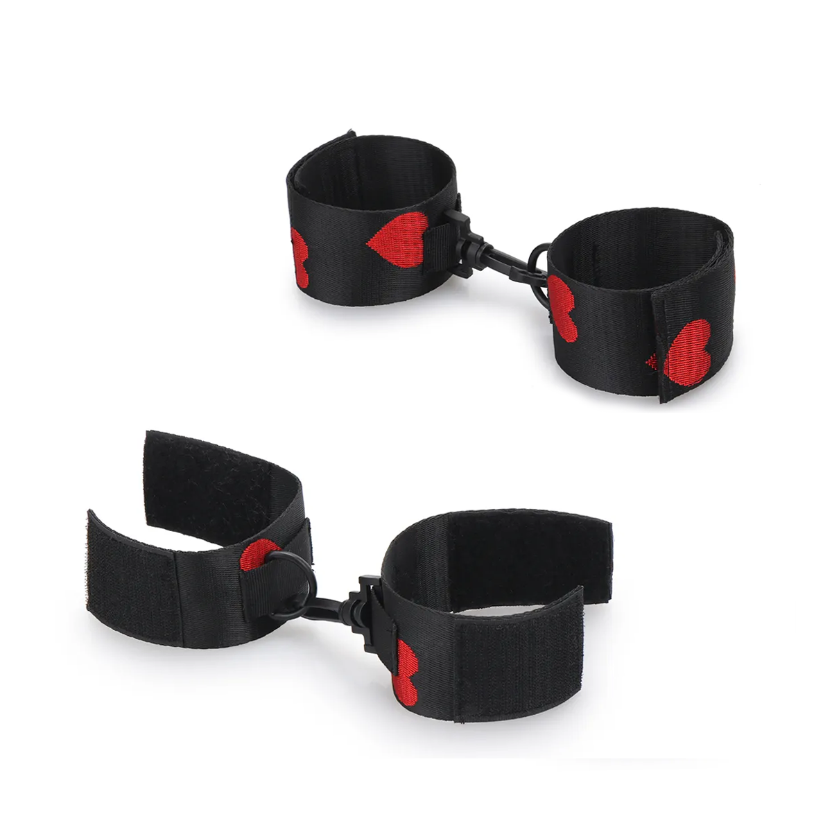 Kit Bondage com Algemas, Prendedor de Perna e Tornozeleiras com Detalhes de Coração com 10 peças - Bondage Kits I Would Give It All To Not Be Sleep Alone - 4