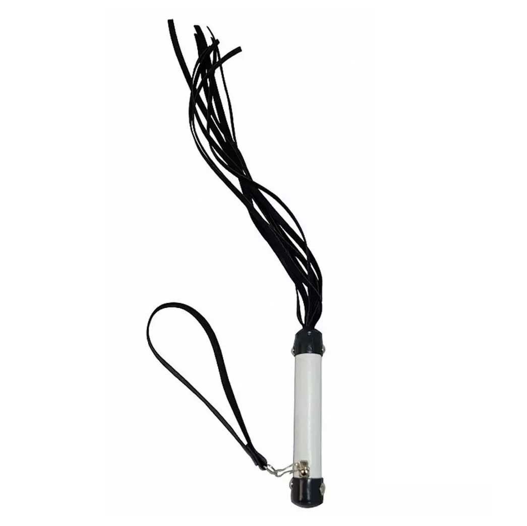 Chicote Luxo com Tiras em Couro Sintético e Alça de Segurança - Brasil Fetiche | 53 cm | Disponível em 6 Cores - 6