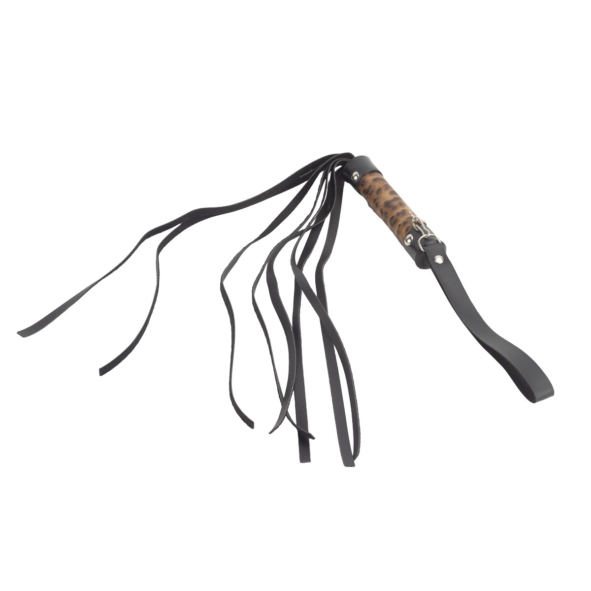 Kit Luxo com Chicote e Venda em Pelúcia - Brasil Fetiche | Cor: Onça - 4