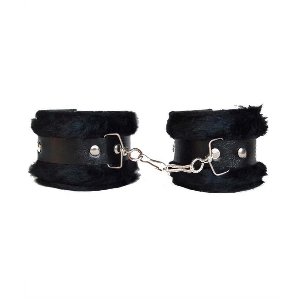 Kit Sadomasoquismo com Algema e Venda em Pelúcia - Brasil Fetiche | Disponível em 8 Cores - 9