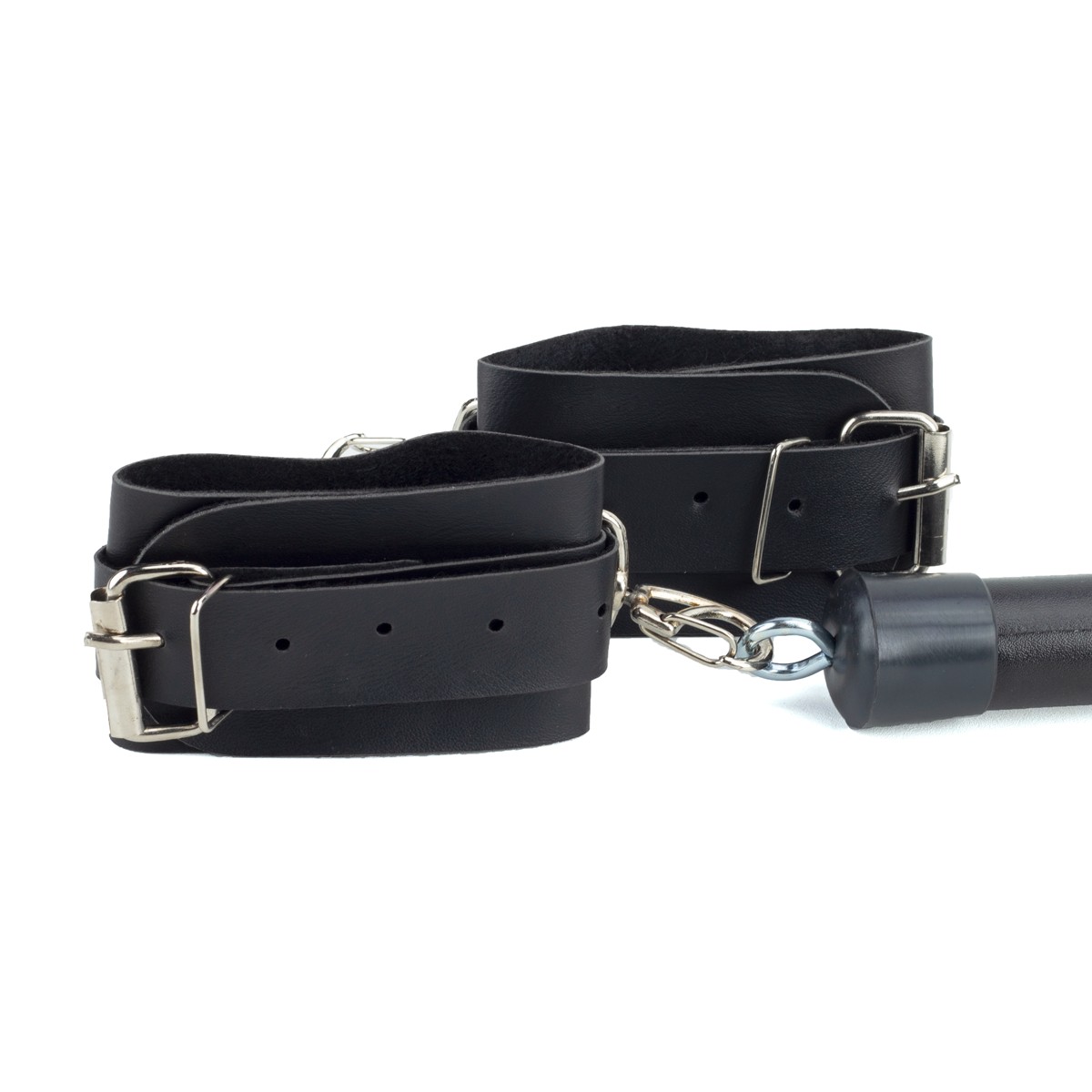 Separador de Braços com Algemas Ajustáveis Feito em Couro Sintético - Brasil Fetiche | 40 cm | Disponível em 2 Cores - 7