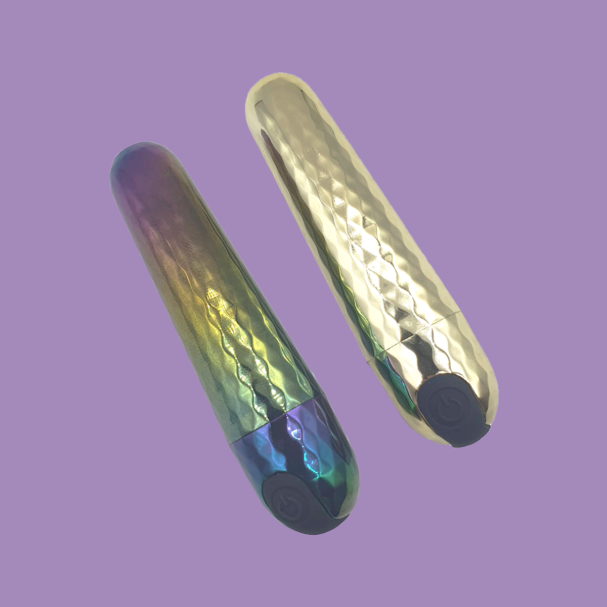 Bullet em ABS e Silicone com 10 Modos de Vibrações e Recarregável - Diamond Love | 8,1 x 2 cm | Disponível em 3 Cores - 2