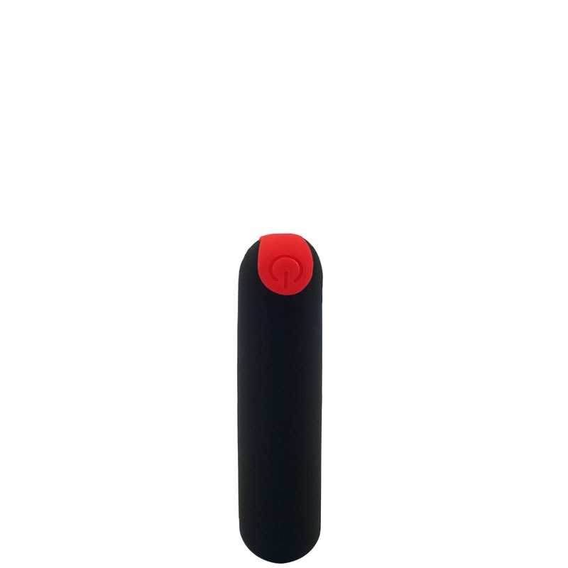 Bullet Recarregável Revestido em Silicone com 10 Modos de Virações - Mini Bullet | 9,9 x 2,4 cm - 2