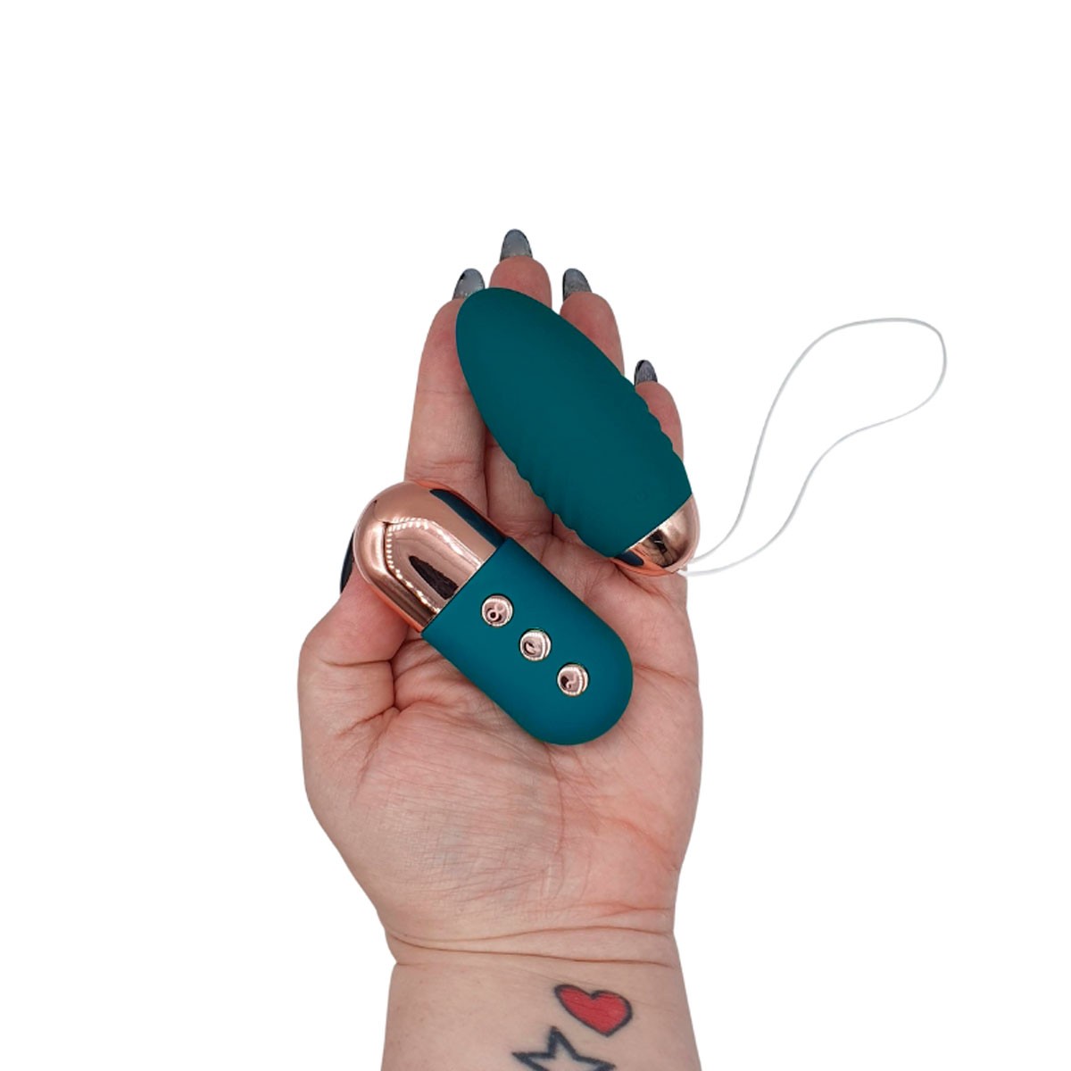 Bullet Recarregável em Silicone com Função Aquecimento, 10 Modos de Vibrações e Controle Remoto Sem Fio - Lilo We Love Horn 2 | Disponível em 4 Cores - 15
