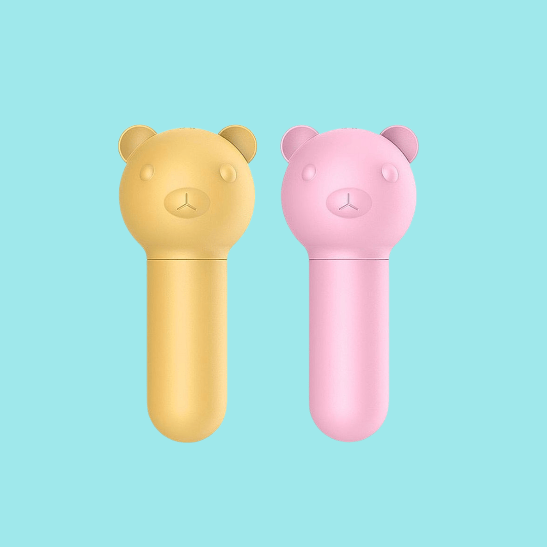 Bullet em Silicone no Formato de Urso com 10 Modos de Vibração e Recarregável via USB - SI | 8,3 x 2,1 cm | Disponível em 2 Cores - 1
