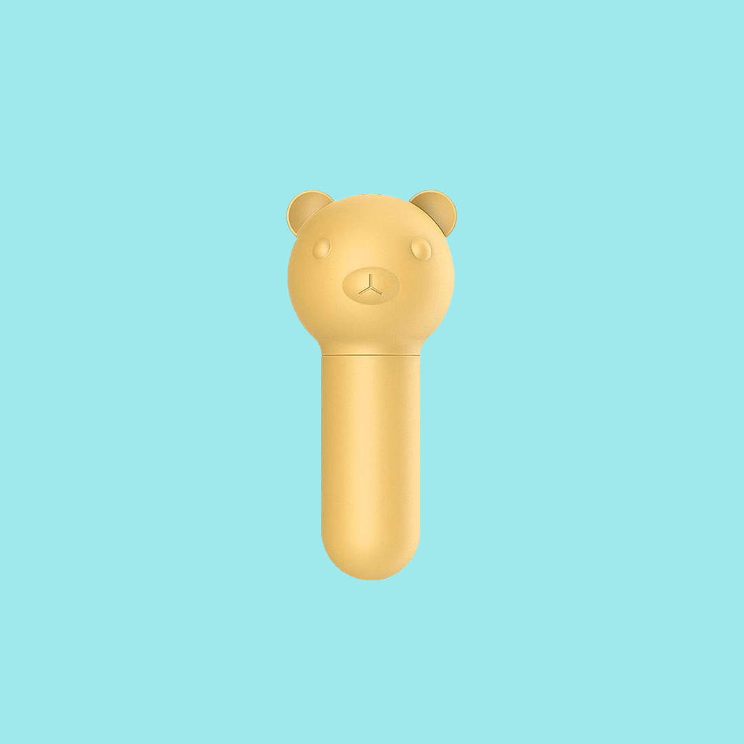 Bullet em Silicone no Formato de Urso com 10 Modos de Vibração e Recarregável via USB - SI | 8,3 x 2,1 cm | Disponível em 2 Cores - 2