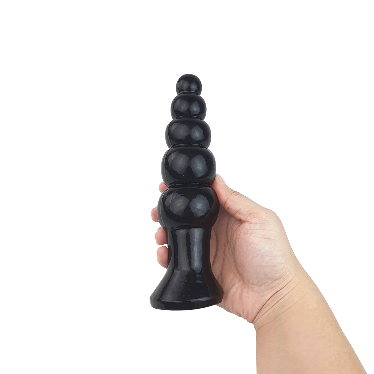 Plug Anal Escalonado no Formato de Esferas - ButtPlug | 16,5 x 5,1 cm - 5