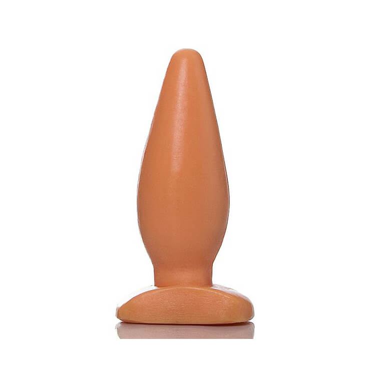 Plug Cônico em PVC Atóxico com Base de Suporte - Butt Plug | 9,6 x 3,7 cm | Disponível em 2 Cores - 1