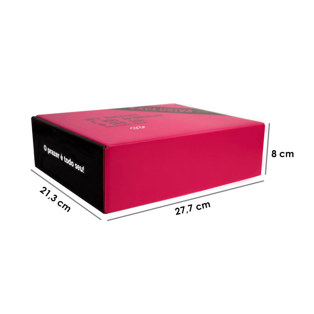 Caixa para Presente Retangular em Papelão - Exclusiva | 8 x 21,3 x 27,7 cm - 3