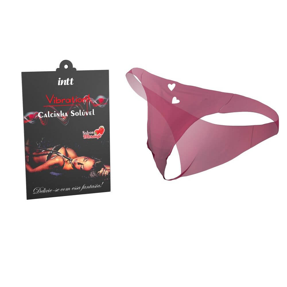 Calcinha Comestível - Intt Vibration | Tamanho Único | Disponível em 2 Sabores - 2