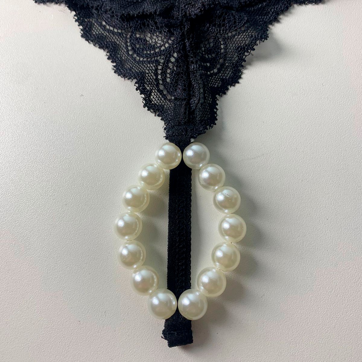 Calcinha Tailandesa Fio Dental em Renda - Exclusiva Lingerie | Disponível em 3 Cores e 3 Tamanhos - 7