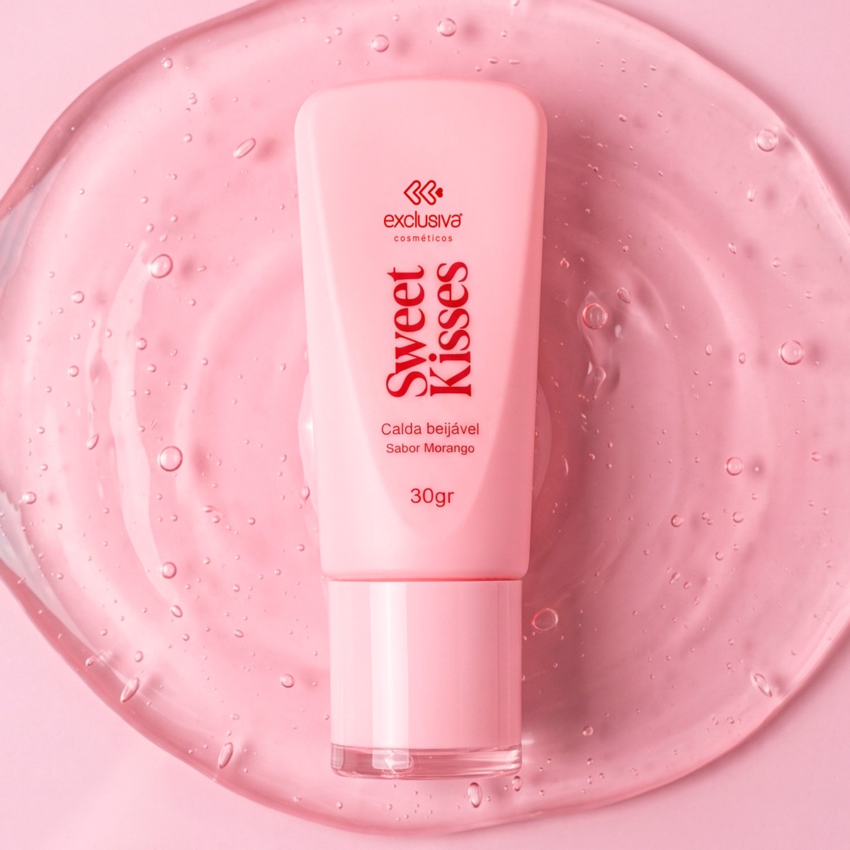 Calda Beijável - Exclusiva Cosméticos Sweet Kisses | 30g | Disponível em 2 Sabores - 3