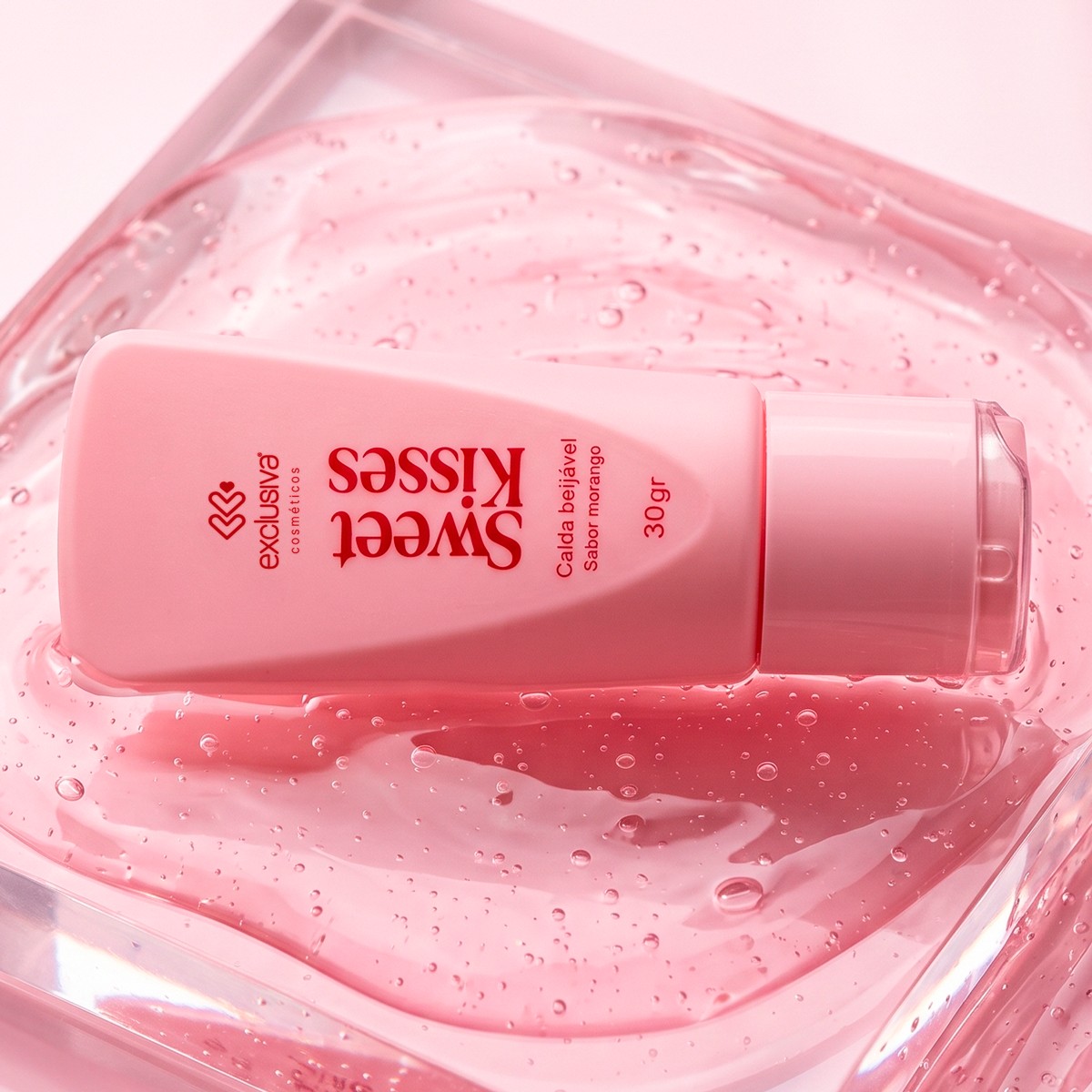 Calda Beijável - Exclusiva Cosméticos Sweet Kisses | 30g | Disponível em 2 Sabores - 4