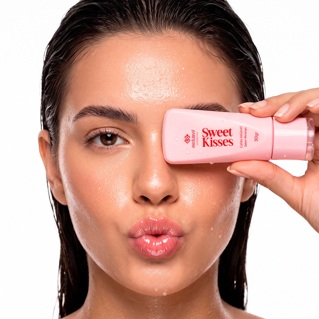 Calda Beijável - Exclusiva Cosméticos Sweet Kisses | 30g | Disponível em 2 Sabores - 5