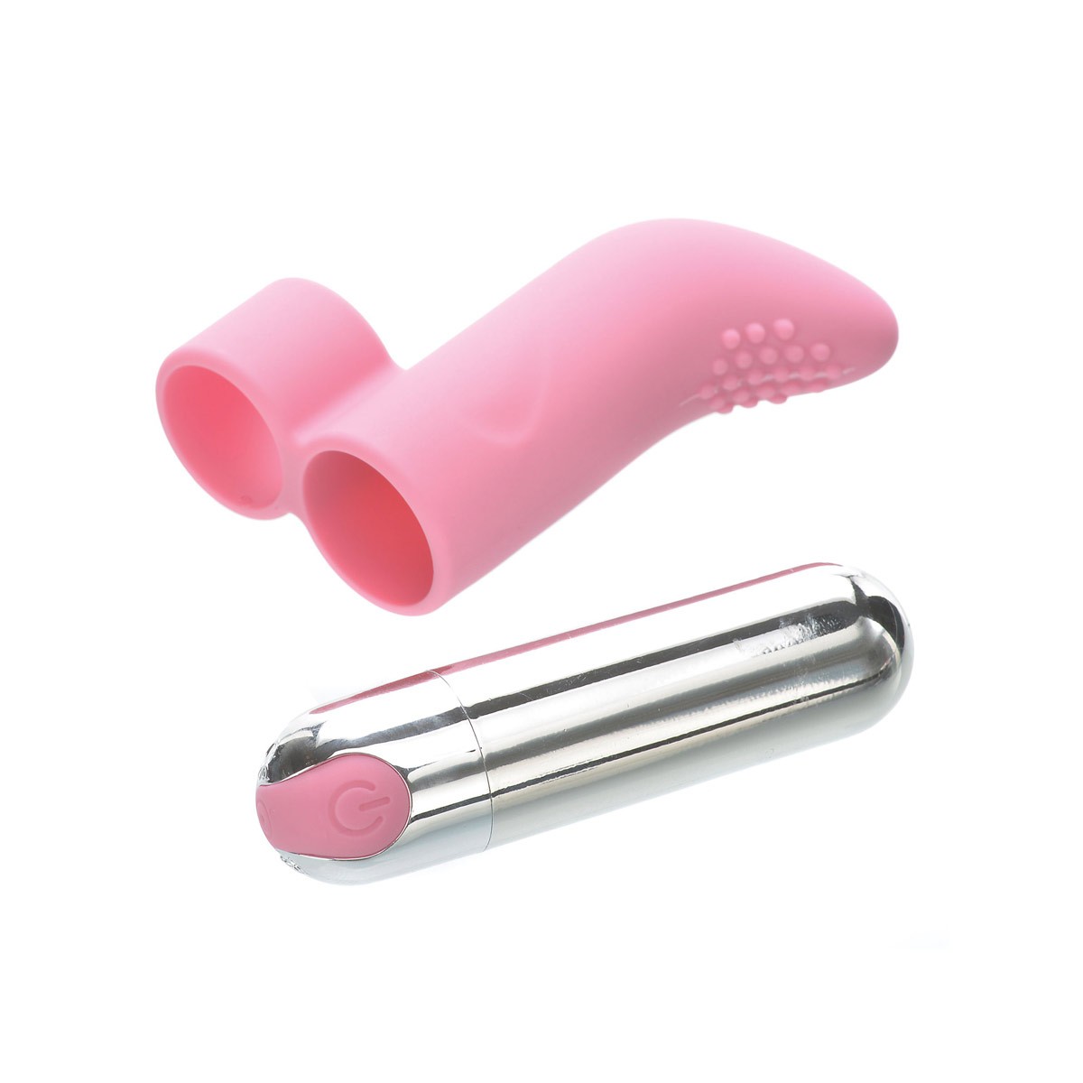 Capa de Dedo em Silicone com Cerdas Massageadoras, Cápsula Vibratória Recarregável e 10 Modos de Vibração - Adam & Eve Silicone Rechargeable Finger Vibe | 4,4 x 2,4 cm - 6