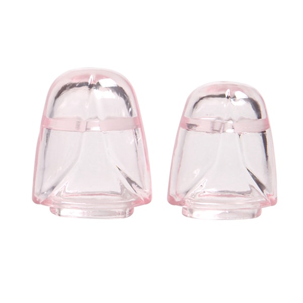 Capa para Glande em Silicone Rosa Transparente - 2 unidades |Big Glans Sleeves - 2