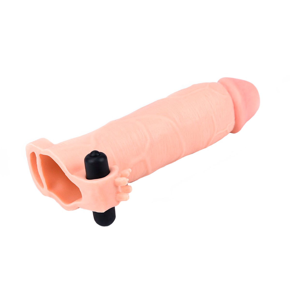 Capa Peniana Extensora com Preenchimento na Ponta e Cápsula Vibratória - Pleasure X-Tender Series | 13,5 x 3,5 cm | Disponível em 2 Cores - 7