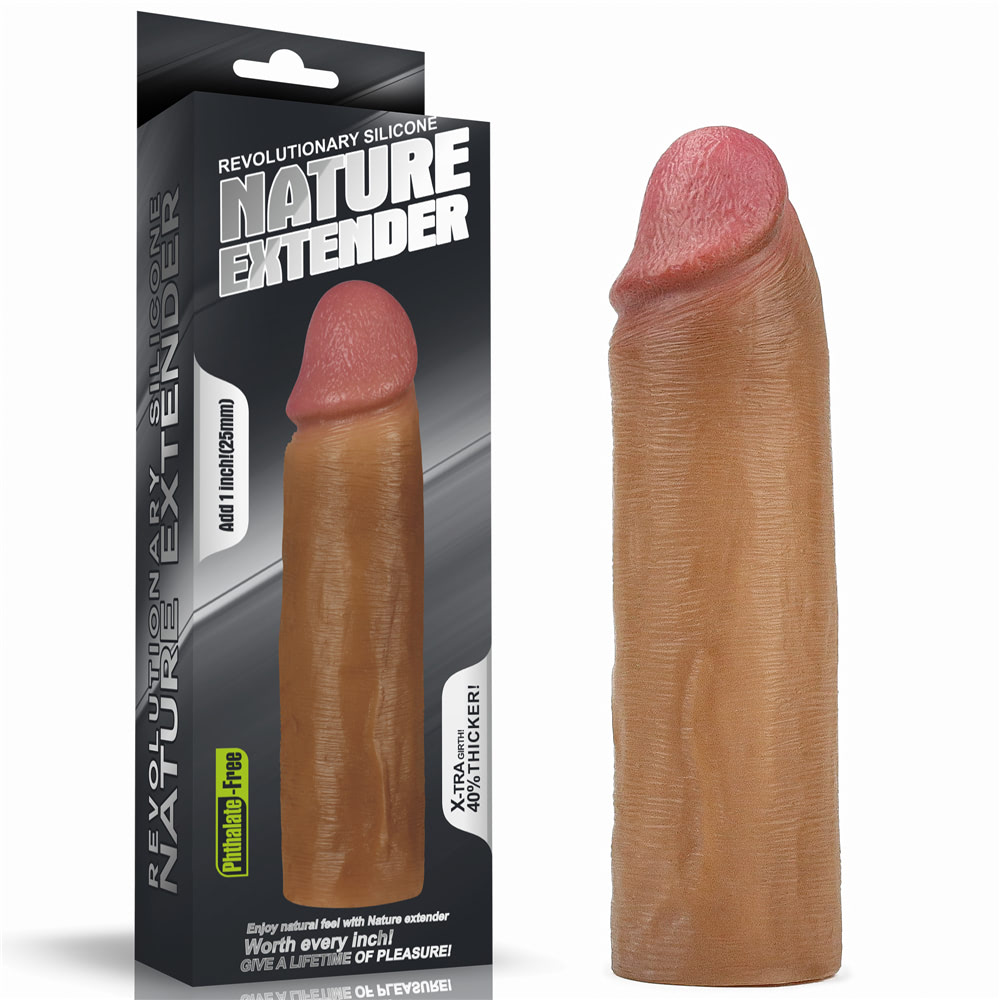 Capa Peniana Extensora com Preenchimento na Ponta - Lovetoy Nature Extender 1.5" | 12 x 2,7 cm | Disponível em 2 Cores - 1