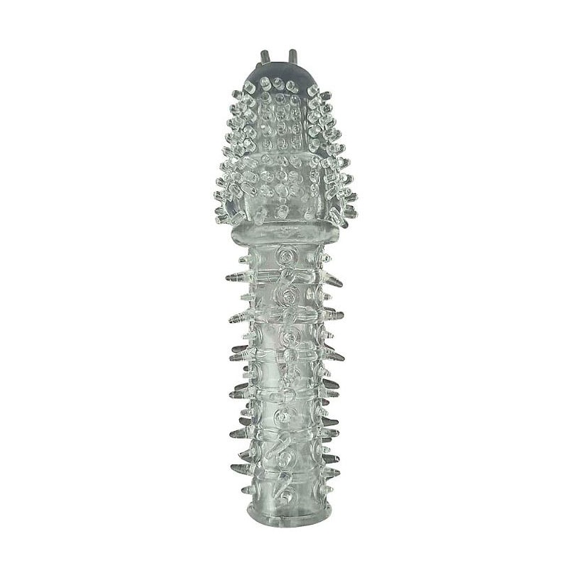 Capa Peniana Extensora em TPE com Textura e Saliências Estimuladoras - Sexy Import Sleeve | 13 x 1,7 cm | Disponível em 5 Cores - 3