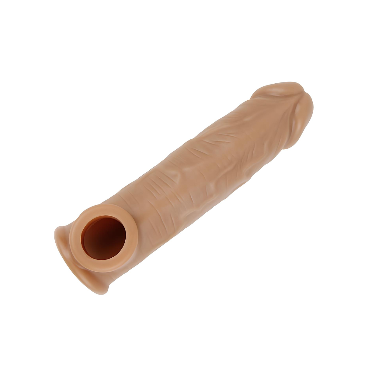 Capa Peniana Extensora em TPR com Anel de Escroto, Veias e Glande Definida - Sexy Import | 11,5 x 2,7 cm - 3