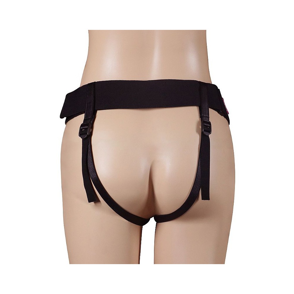 Capa Peniana Realística em Silicone com Cinta Ajustável - Lovetoy Ingen Hollow Big "8,5" - 21 x 5,1 cm - 3