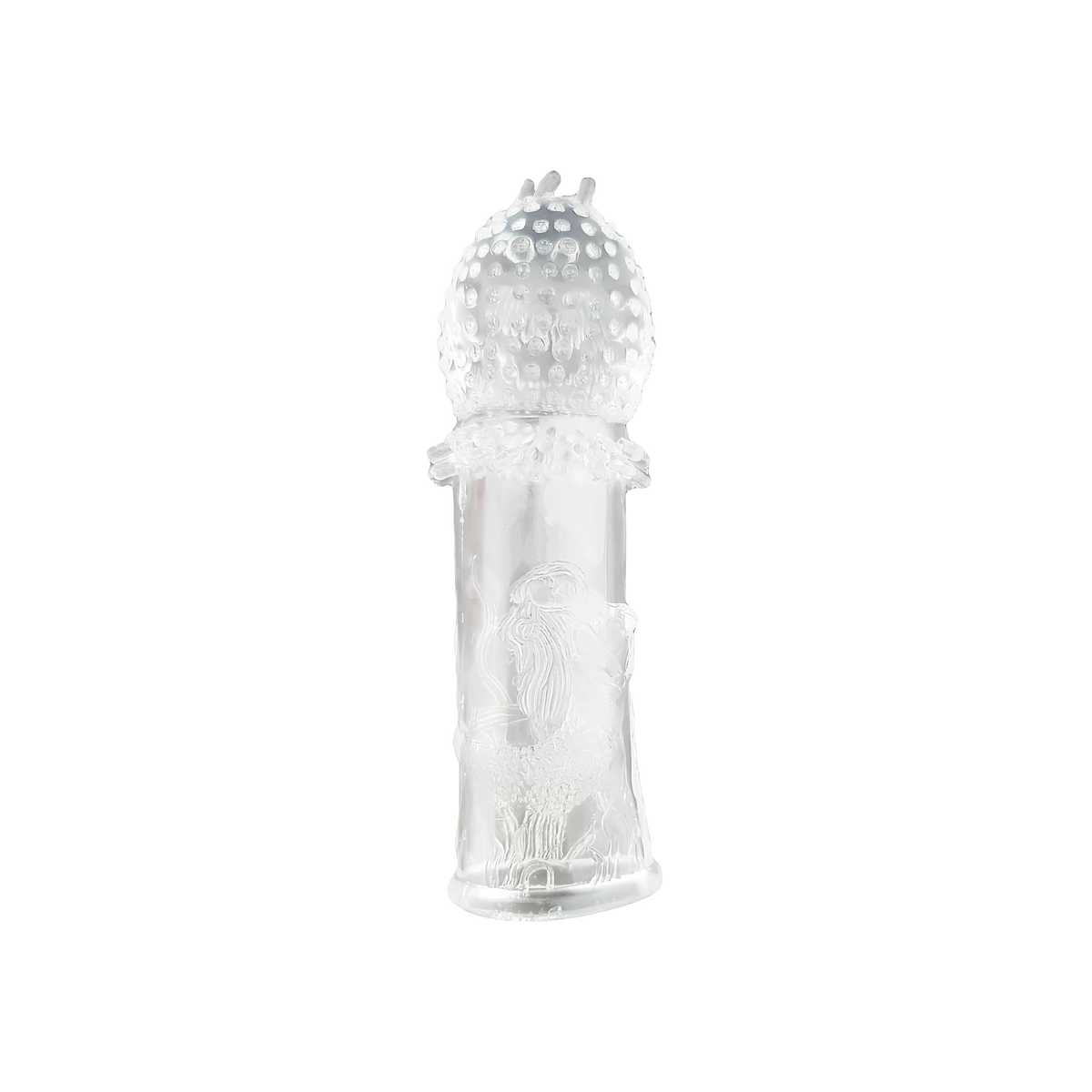 Capa Peniana em TPE Flexível com Texturas Massageadoras e Glande Preenchida - Sexy Import | 12 x 2,7 cm | Disponível em 3 Cores - 4