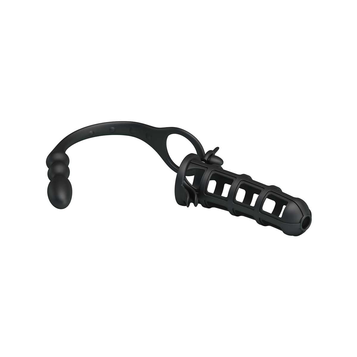 Capa Peniana Vazada em SiIicone com Plug Anal - Pretty Love Hercules Penis Sheath | 11,5 x 3,5 cm - 6