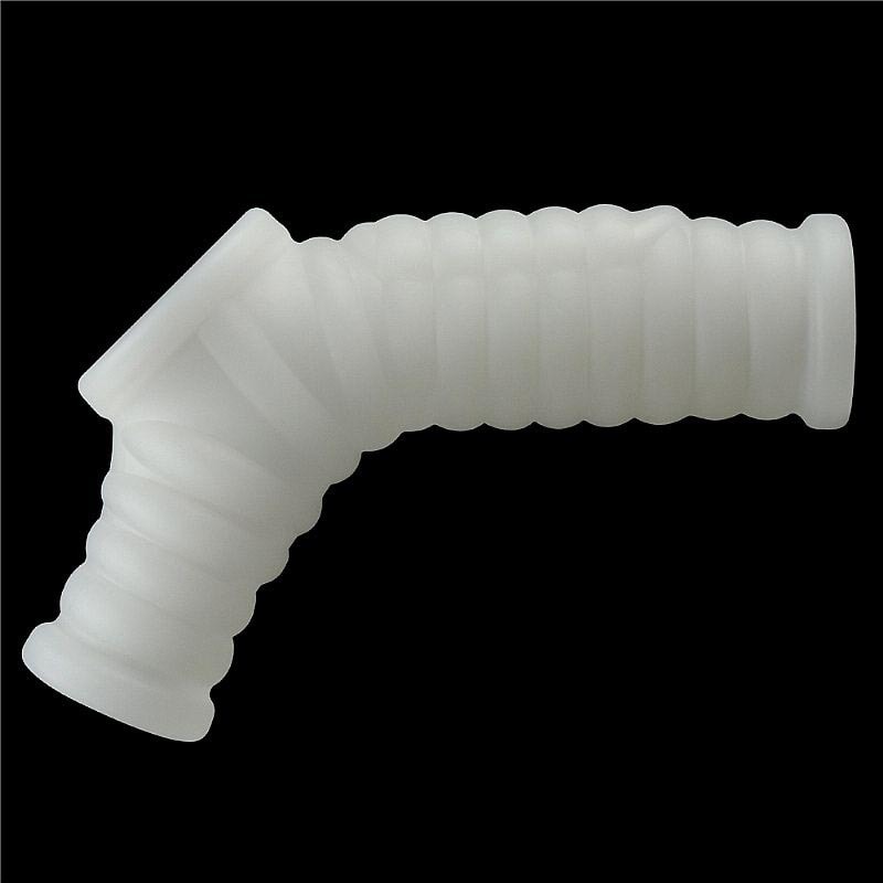 Capa Peniana Vazada em TPE com Textura em Espiral, Vibro e Anel de Escroto - Lovetoy Knights Ring| 14,4 x 2,8 cm - 6
