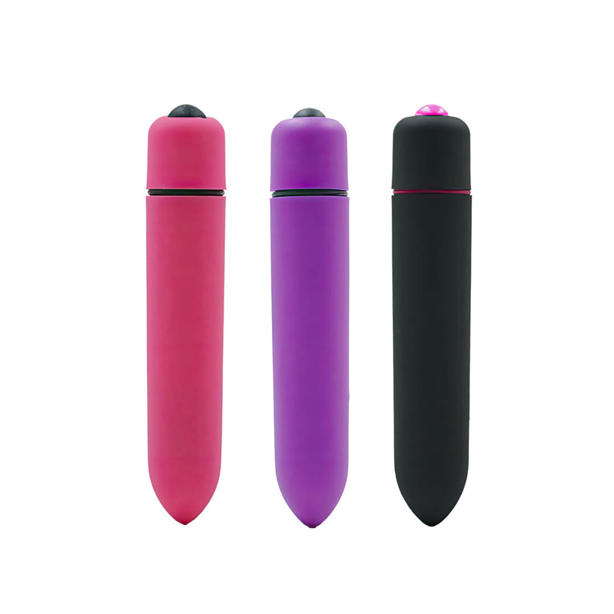 Cápsula Vibratória com 10 Vibrações e Resistente à Água - Power Bullet Plus | 9,1 x 1,7 cm | Disponível em 3 Cores - 1
