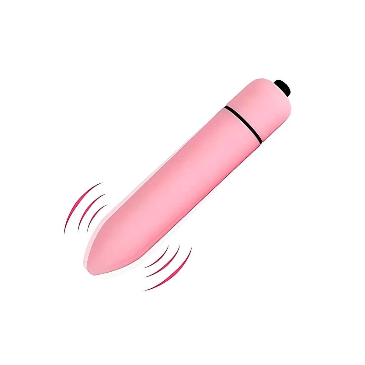 Cápsula Vibratória em ABS com 10 Velocidades de Vibração, Silenciosa e Resistente à Água - Topo Toys Colors | 8,5 x 1,5 cm | Disponível em 5 Cores - 1