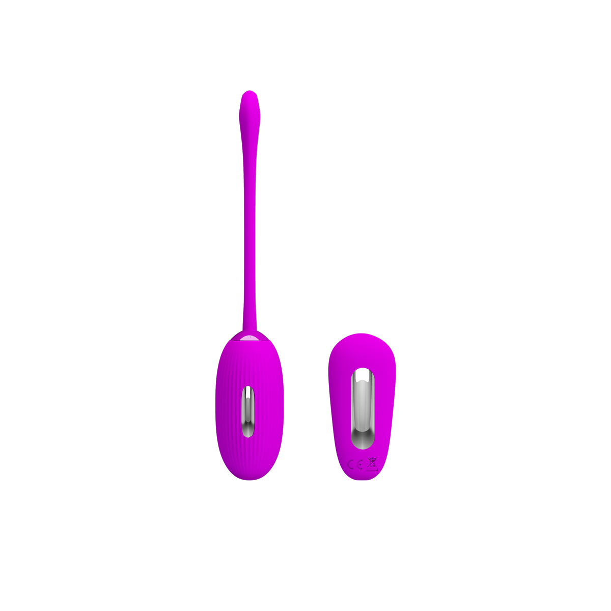 Cápsula Vibratória em Silicone com 7 Modos de Vibrações e 3 Tipos de Choques Elétrico, Controle sem Fio Recarregável - Pretty Love Shock Fun | 7,2 x 3,3 cm | Disponível em 2 Cores - 3
