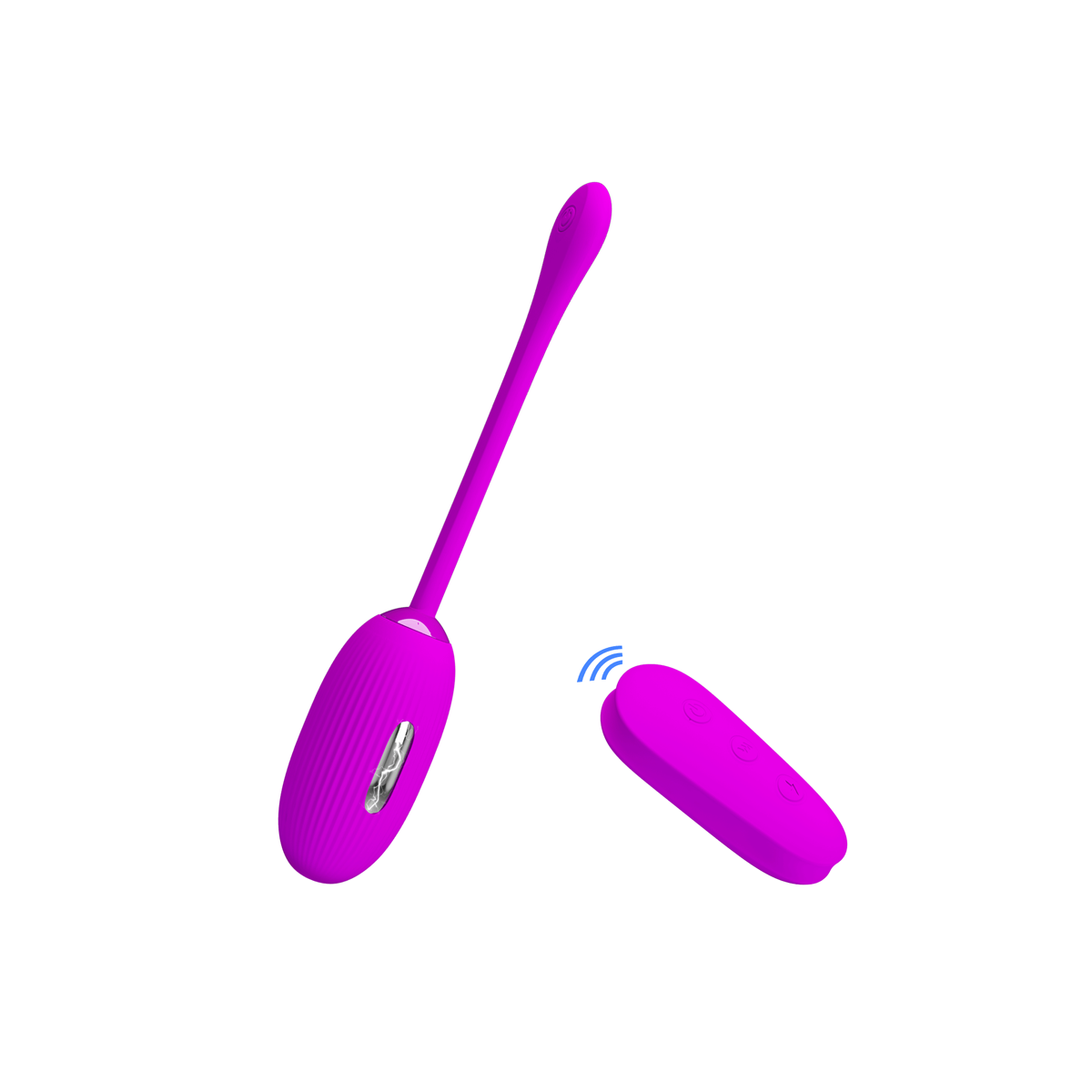 Cápsula Vibratória em Silicone com 7 Modos de Vibrações e 3 Tipos de Choques Elétrico, Controle sem Fio Recarregável - Pretty Love Shock Fun | 7,2 x 3,3 cm | Disponível em 2 Cores - 6