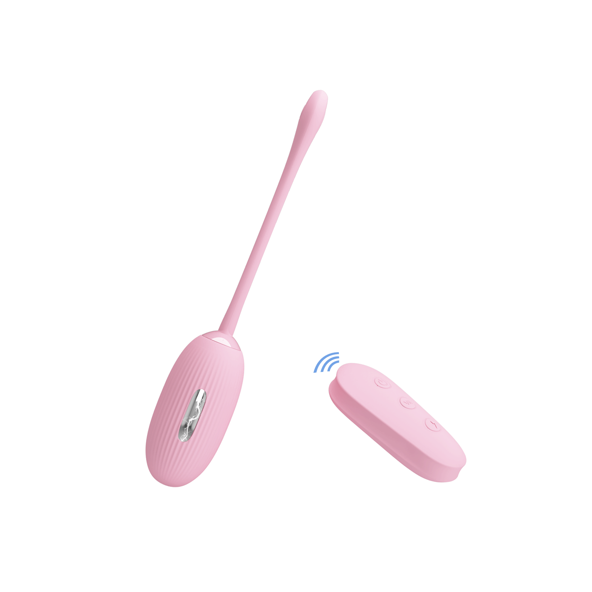 Cápsula Vibratória em Silicone com 7 Modos de Vibrações e 3 Tipos de Choques Elétrico, Controle sem Fio Recarregável - Pretty Love Shock Fun | 7,2 x 3,3 cm | Disponível em 2 Cores - 12