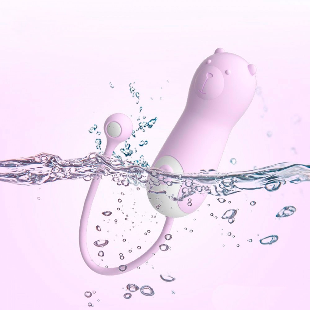Cápsula Vibratória em Forma de Urso com 10 Modos de Vibração, Alça de Segurança e Carregamento via Cabo USB - Lilo Lala | 8,9 x 3,1 cm - 3