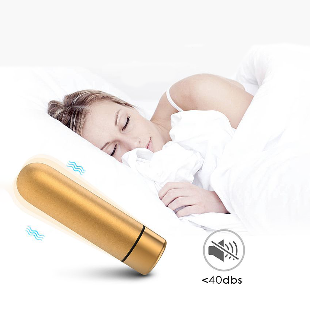 Cápsula Vibratória Recarregável em ABS e 9 Modos de Vibrações - S-Hande Seed-3 | 6,9 x 1,8 cm | Disponível em 2 Cores - 4