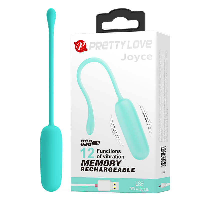 Cápsula Vibratória Recarregável em Silicone com 12 Modos de Vibração e Função Memória - Pretty Love Joyce | Disponível em 3 Cores - 1